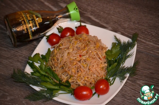 Закуска из соевых ростков в маринаде