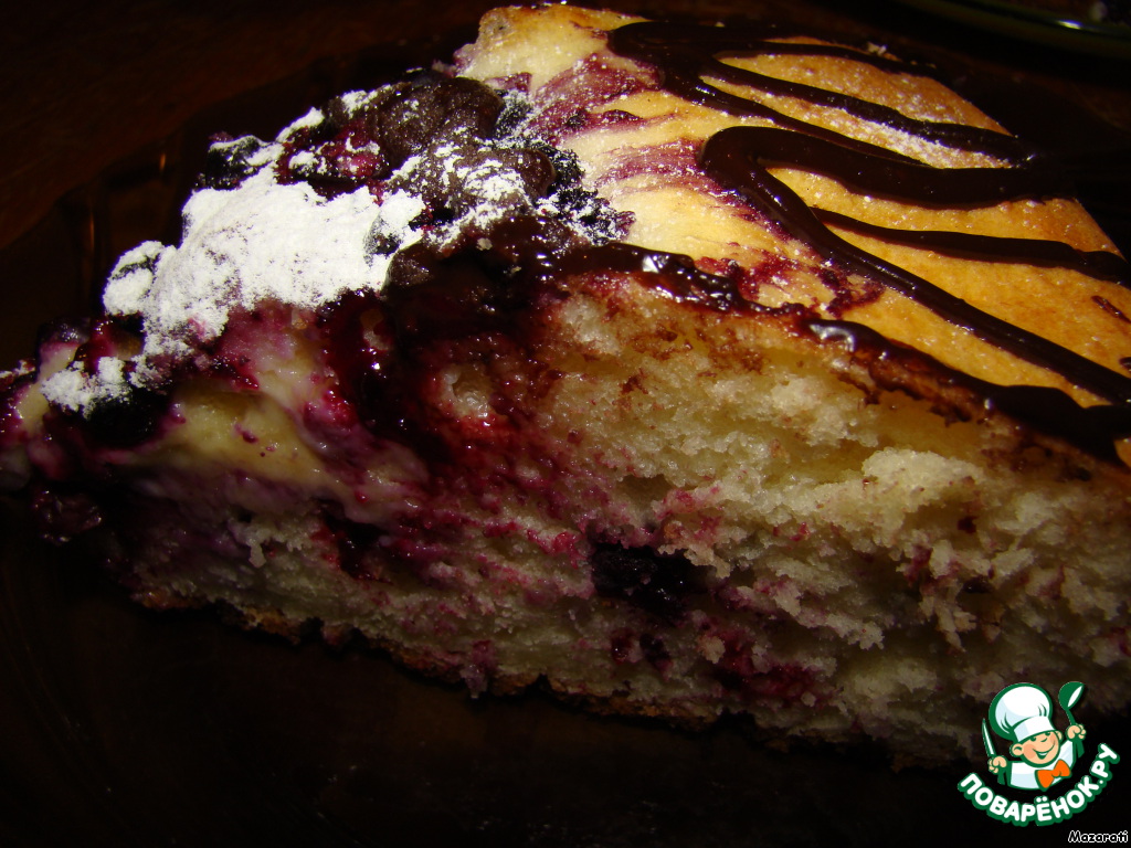 Cheesecake with currants