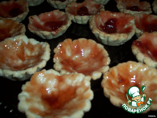 Корзиночки из песочного теста