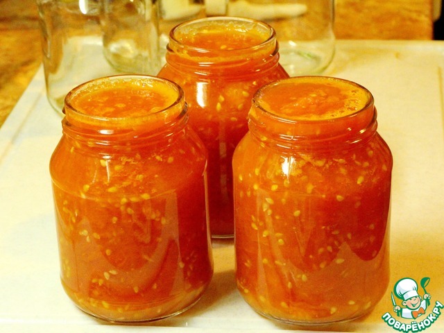 Tomato harvesting for the winter without vinegar