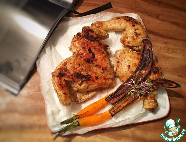 Chicken peri-peri and roasted vegetables 