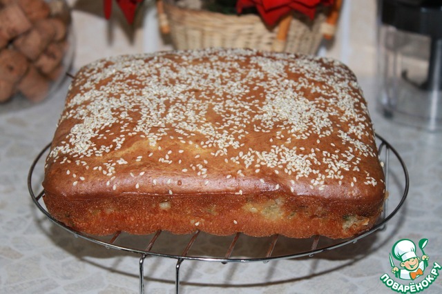 Cabbage-rice cake with tuna