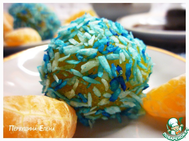 Tangerine candy polenta