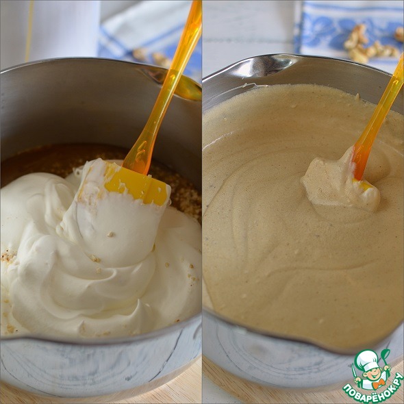 Coffee-hazelnut cream-dessert