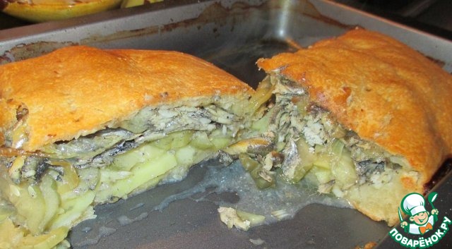 Pie with capelin