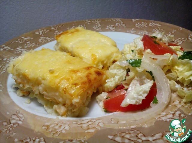 Potato casserole with cream