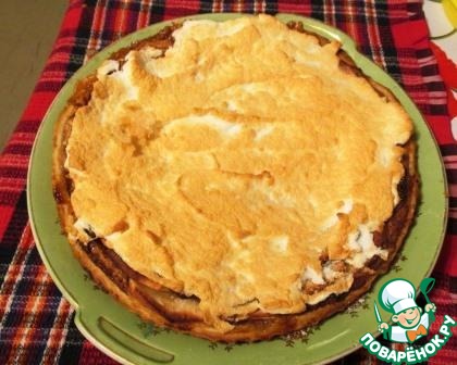 Apple-almond pie
