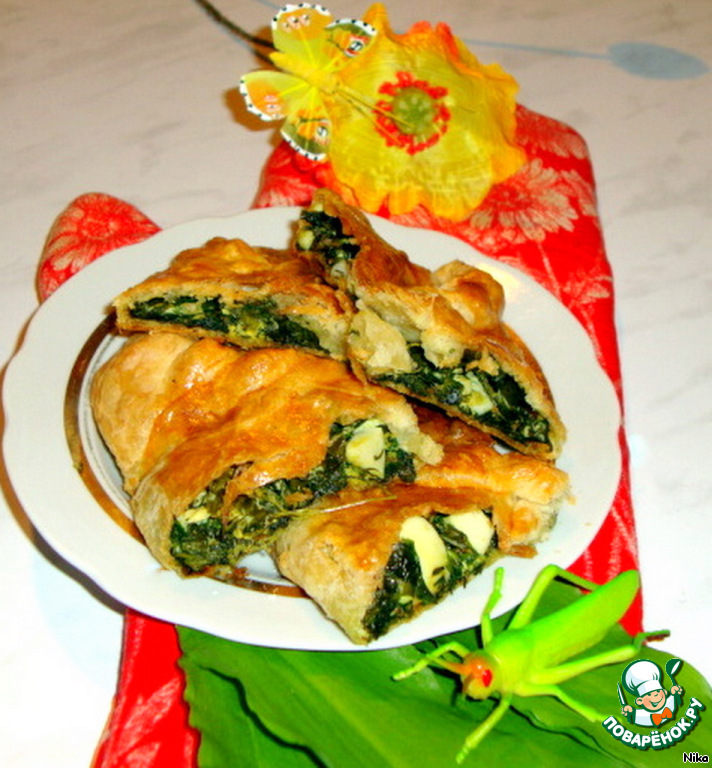 Envelopes with wild garlic