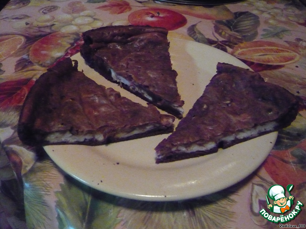 Cheese chocolate pie