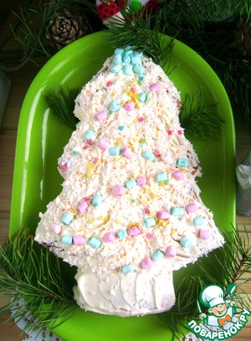 Sponge cake liqueur cake 