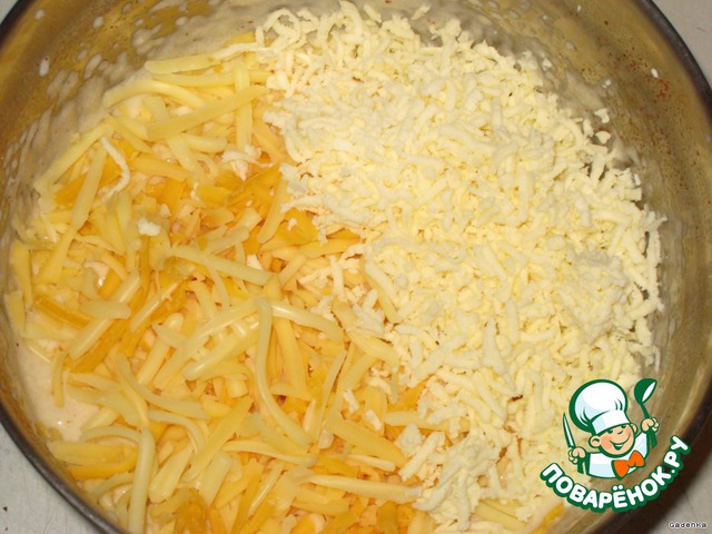 Syrnichki semolina with cheese