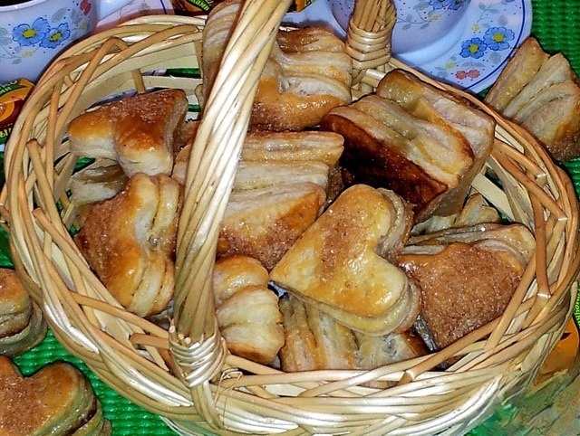 Печенье из слоёного теста