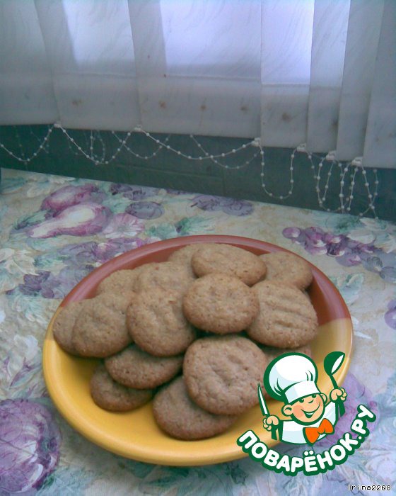 Песочные какао-печенья 