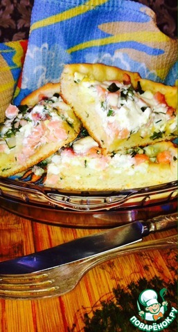 Salmon pie