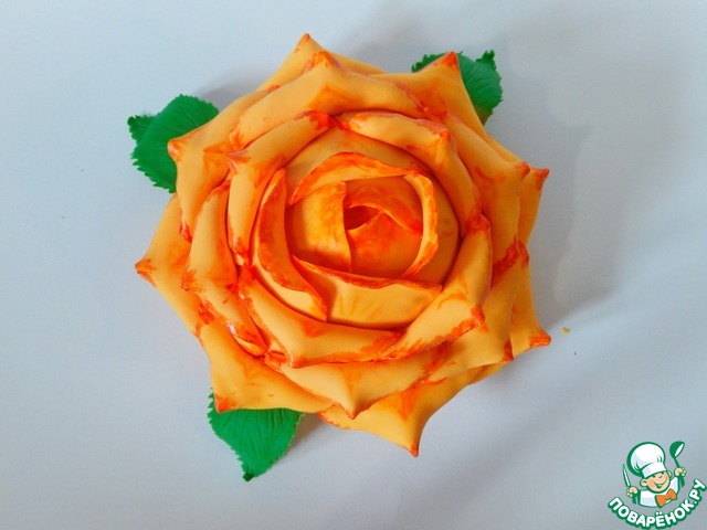 Chocolate biscuit cake decoration rose