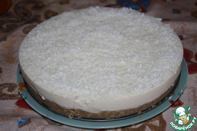 Coconut cheesecake