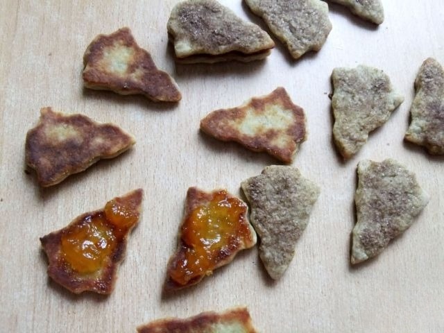 Картофельное печенье с джемом