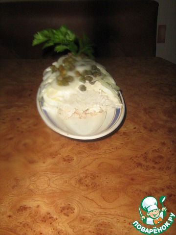 Chicken salad with capers 