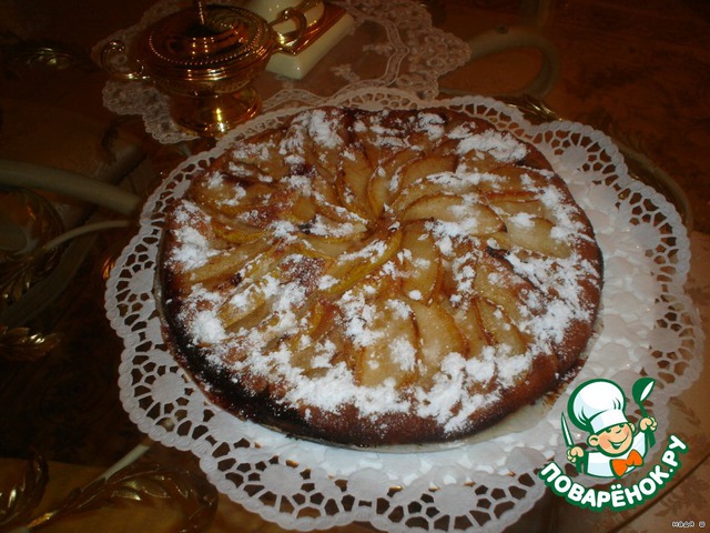 Cherry-pear pie