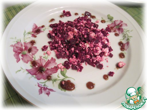 Beet salad with grape seed oil