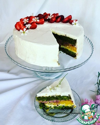 Spinach cake