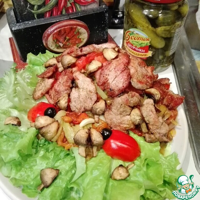 Warm salad 