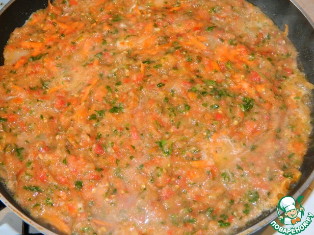 Fish with vegetable sauce