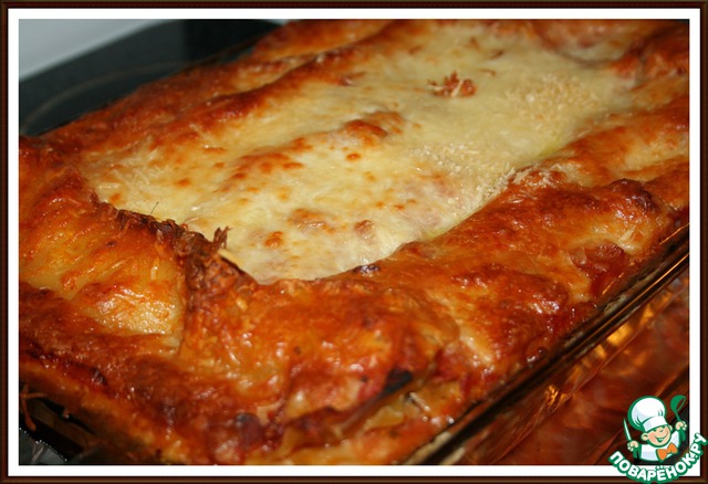 Lasagna with Italian meat