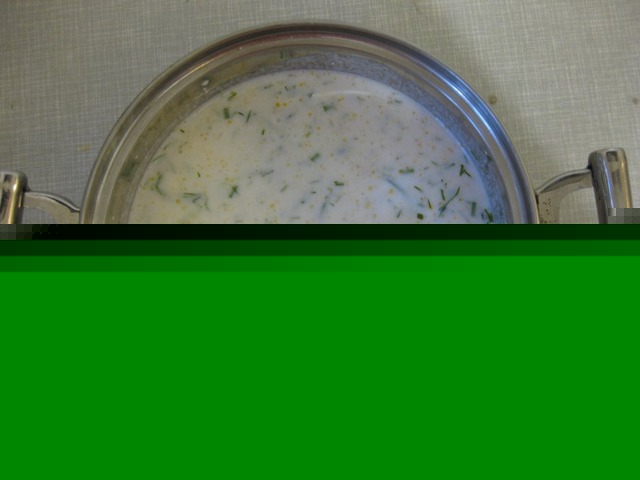 Bulgarian cold soup 