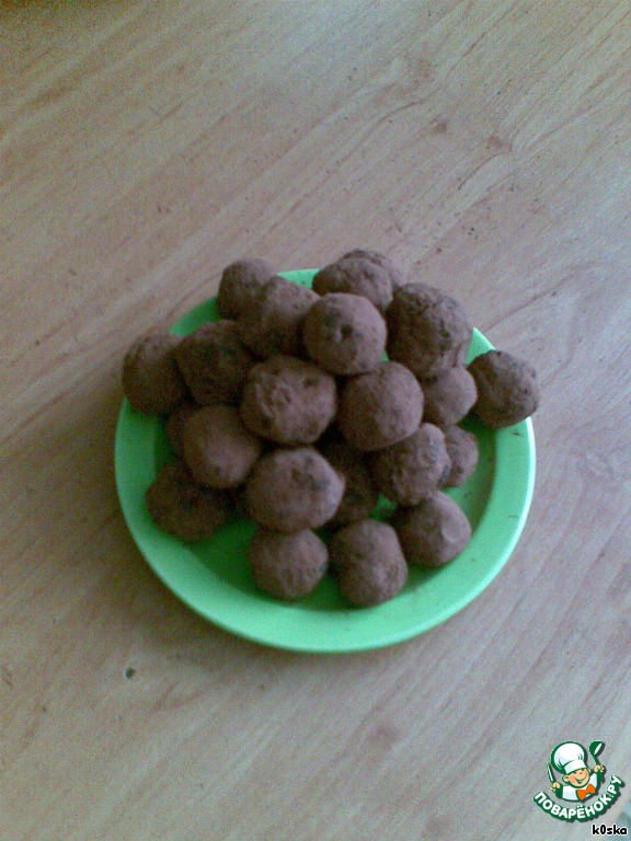 Truffles almond