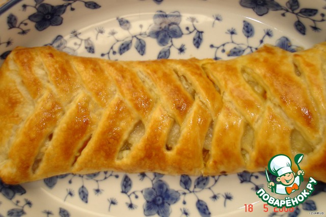 Cake of puff pastry