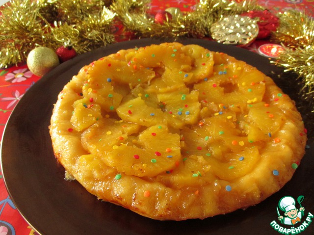 Pineapple tart-Tatin