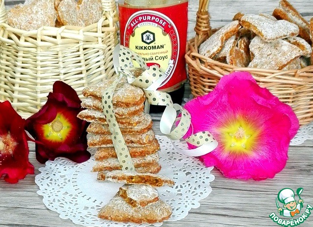 Spicy oatmeal-cheese biscuits 