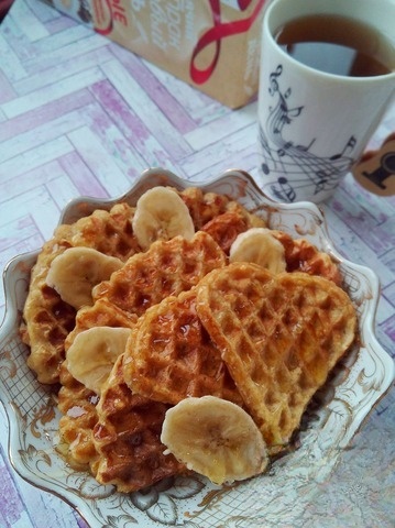 Waffles from applesauce