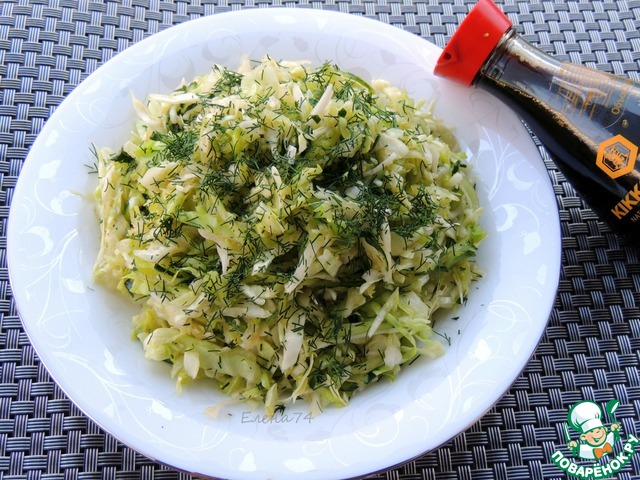 Cucumber-cabbage salad