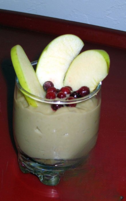 Десерт с фламбированными бананами