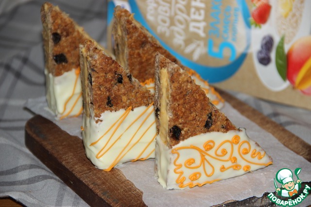 Многозлаковые сэндвичи с абрикосовым ганашем