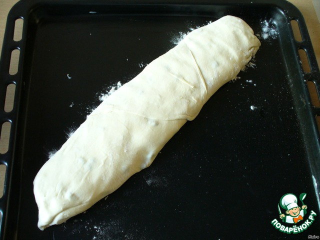 Strudel with cottage cheese