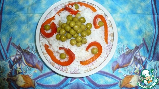 Salad with sweet pepper
