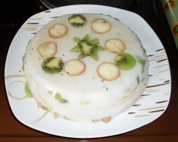 Фруктово-желейный тортик