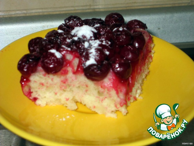 Focaccia with cherry
