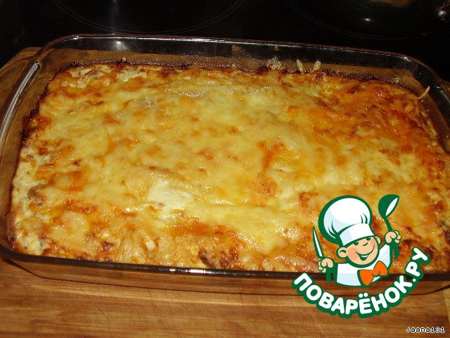 Super-cheesy casserole