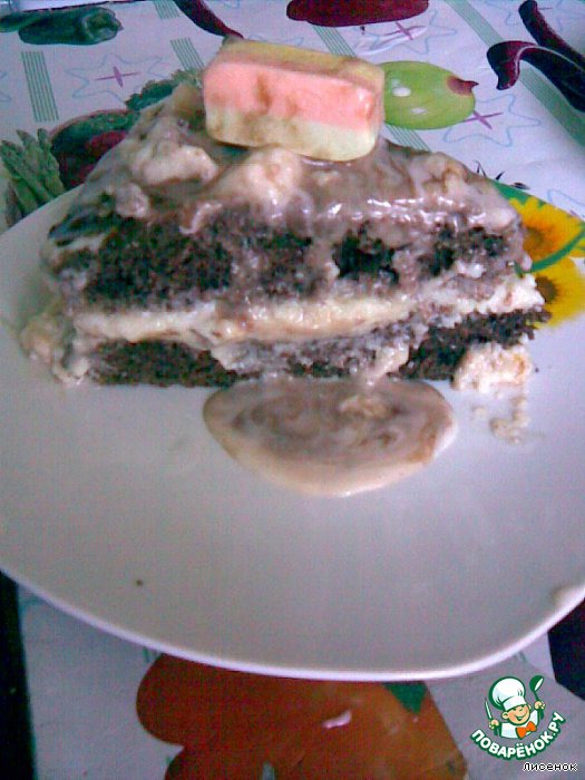 The wet cake 