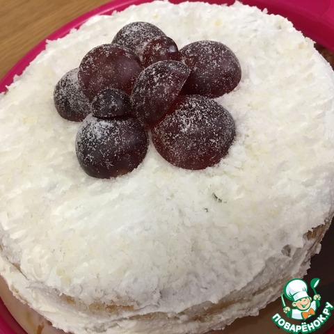 Fitness coconut cake