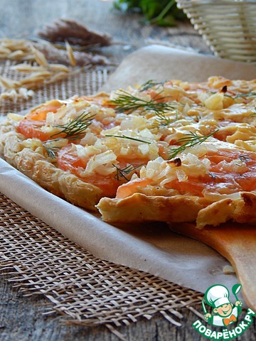 Peasant fish pie with dried fish