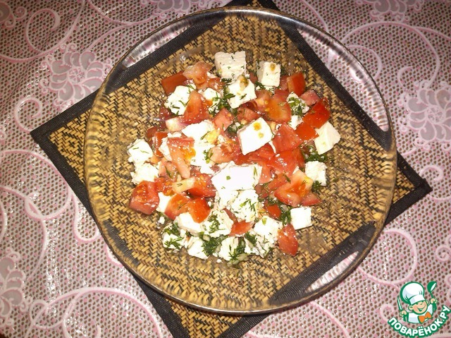 Tomato salad with feta