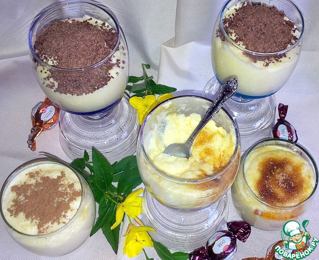 Rice pudding with cinnamon taste