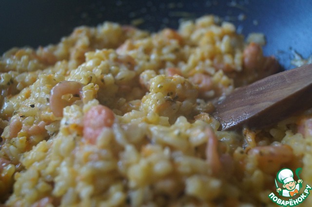 Risotto with shrimp