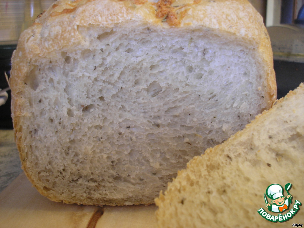 French bread with rosemary