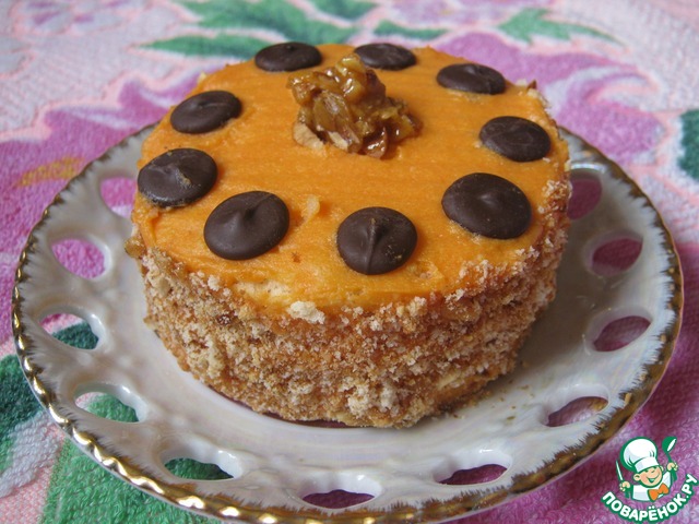 Тыквенные пирожные с орехами